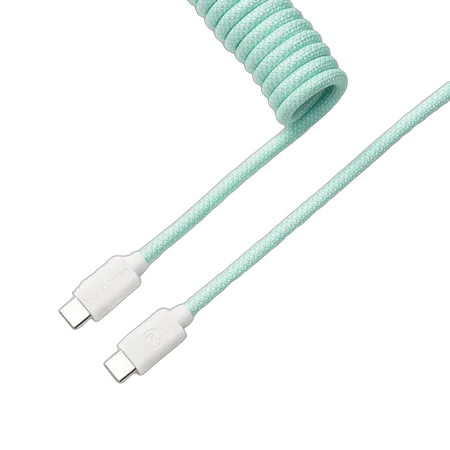 Cable Coiled Aviator - USB C - Menthe