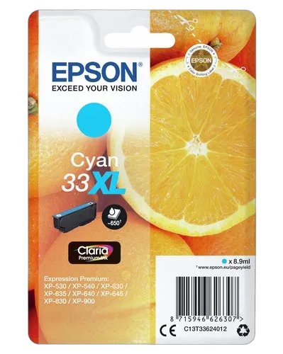 Epson - Cyan - C13T33624012 — vue 3