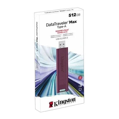 Kingston Clé 512Go USB 3.2 Datatraveler Max — vue 3