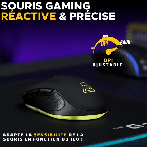 The G-LAB Kult Krypton - Sans-Fil - RGB - Noir — vue 5