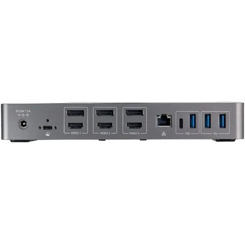 StarTech Hybrid USB-C USB-A Dock - Triple 4K 60Hz — vue 8
