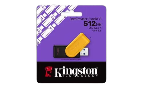 Kingston DataTraveler Exodia S 512GB — vue 3