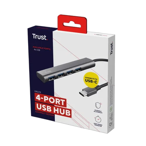 Trust HALYX - USB-C USB 3.2 - 4 ports USB-A — vue 5