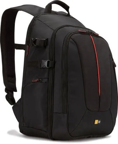 Case Logic Nylon SLR Backpack full-size black/red (DCB309K) — vue 1