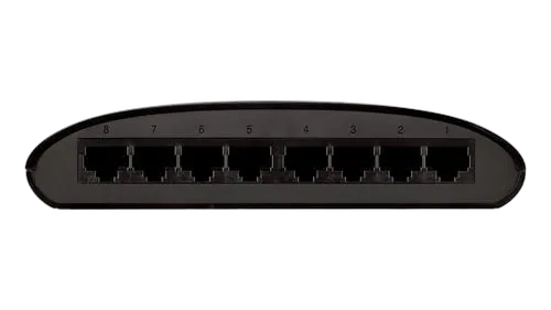 D-Link 8 Ports 10/100Mbps DES-1008D — vue 3