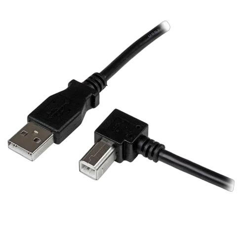 StarTech 2m USB 2.0 A to Right Angle B Cable M/M — vue 1