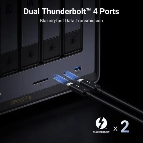 UGREEN DXP6800 Pro - 6 Baies — vue 3