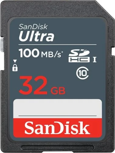 SanDisk Ultra 32GB SDHC Mem Card 100MB/s — vue 1