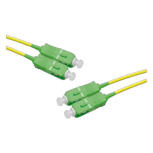 Cordon fibre optique OS2 Duplex SC APC/APC 2,0m — vue 1