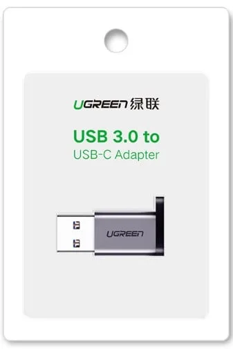 UGREEN Adaptateur USB-A vers USB-C - Gris — vue 2