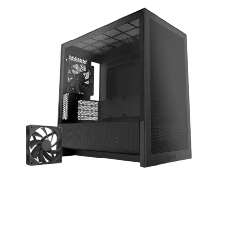 NZXT H3 Flow Noir - MT/Sans Alim/mATX — vue 4