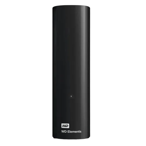 WD HDD EXT Elements Desktop 14TB Black — vue 2