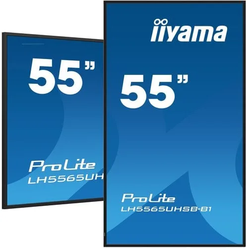 Iiyama LH5565UHSB-B1 54.6IN IPS 4K — vue 1