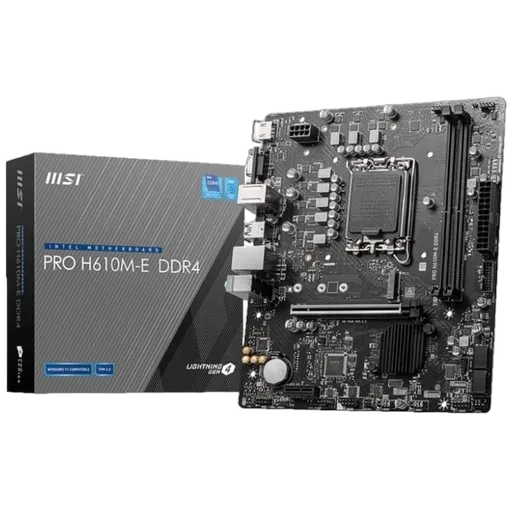 MSI PRO H610M-E - H610/LGA1700/DDR5/mATX — vue 1
