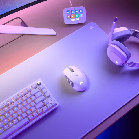 Corsair Scimitar Elite SE - Sans-Fil - RGB - Blanc — vue 2