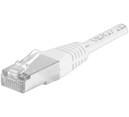 DEXLAN Cordon RJ45 catégorie 6A F/UTP blanc - 3 m