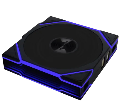 Lian-Li UNI FAN TL Sans fil LCD ARGB PWM + Contrôleur Reverse Blade - Pack 3x120mm - Noir — vue 2