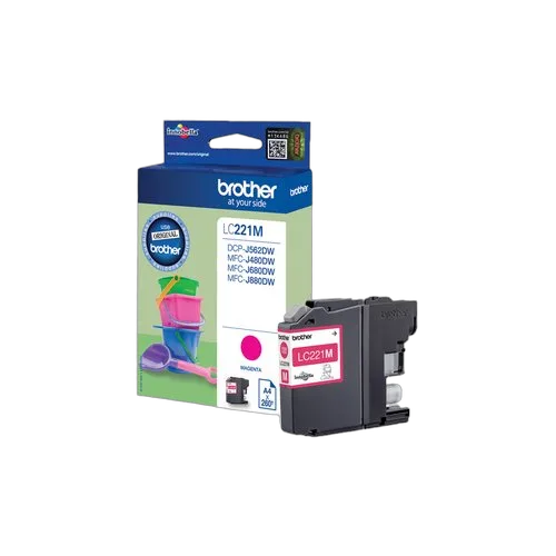 Brother - Magenta - LC221M — vue 1