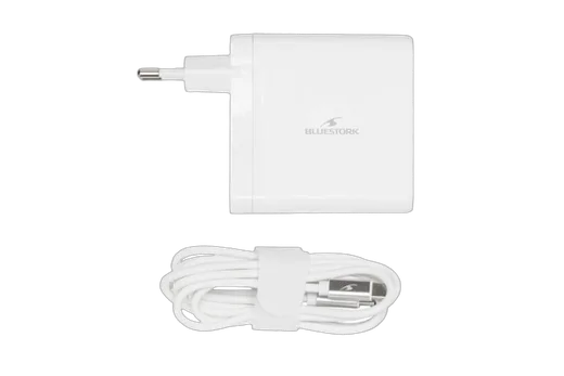 Bluestork Alimentation 65W/USB C/Blanc — vue 2