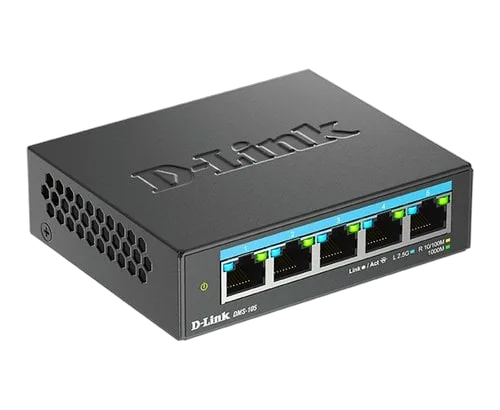 D-Link DMS-105 - 5 ports - multi-Gigabit 2,5G — vue 3