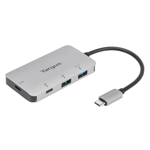Targus Hub multi-port USB-C avec 2 ports USB-A et 2 ports USB-C et charge pass-through 100 W — vue 1
