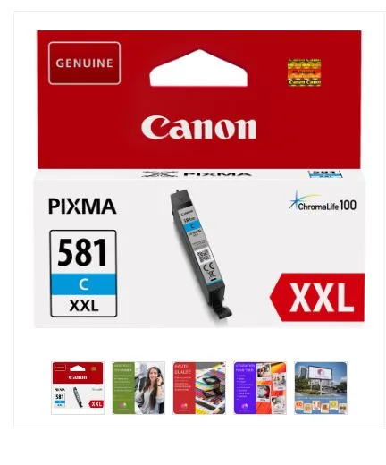 Compatible Canon Cartouche CLI-581XXL Cyan — vue 1