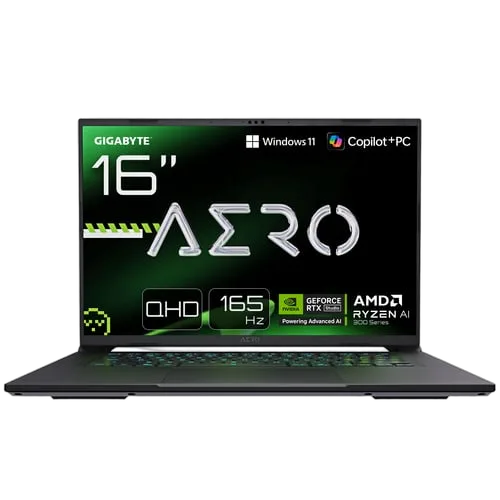 Gigabyte AERO X16 2WHA3FRC64DP - 16" QHD+ 165Hz Ryzen AI 9 HX 370 RTX 5070 32Go 1To W11P — vue 2
