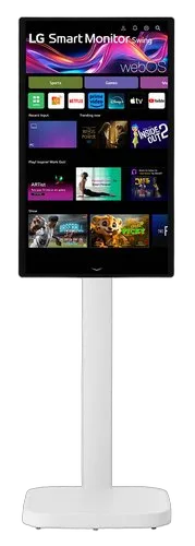 LG 32U889SAW/32 - 32" Tactile 4K USB-C Wifi/BT WebOS Pied sur Roulette Télécommande — vue 5