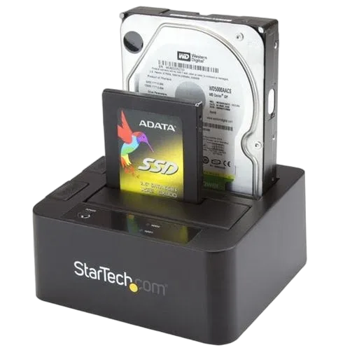 StarTech USB 3.0/eSATA Dual HDD/SSD Dock w/UASP — vue 5
