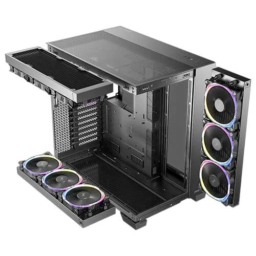 Antec C8 Black - MT/Sans Alim/ATX — vue 22