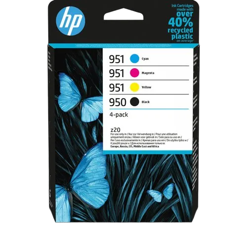 HP - Noir, Cyan, Magenta, Jaune - 6ZC65AE#301 — vue 1