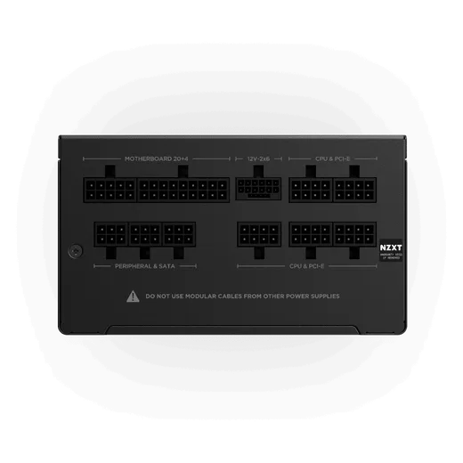 NZXT ATX 850W - 80+ Gold - C850 Gold Core Noir — vue 3