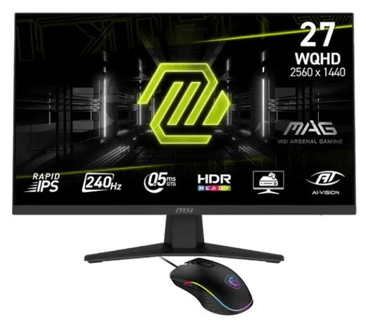 MAG 27" QHD/240Hz + Souris Forge GM300