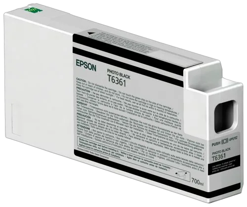 Epson Ink/T636100 Ultrachrome HDR 700ml PBK — vue 1