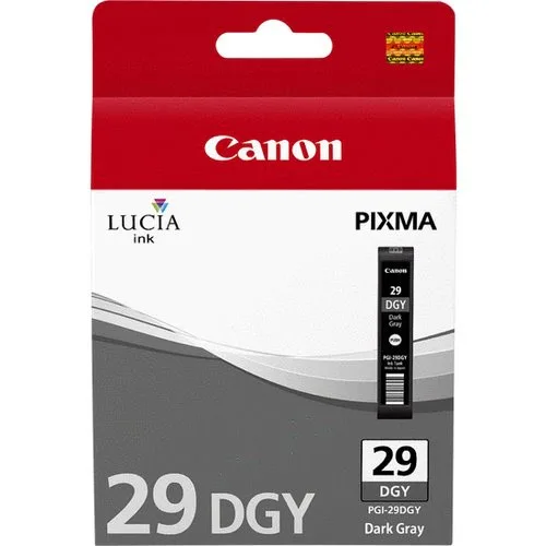 Canon Ink/PGI-29 Cartridge Dark GY — vue 1