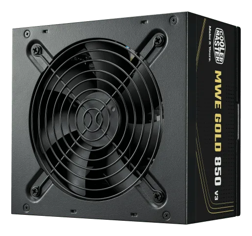 Cooler Master ATX 850W - 80+ Gold - MWE 850 V3 Noir — vue 1