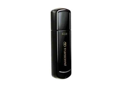 Transcend JetFlash 350/4GB USB 2.0 Black — vue 1