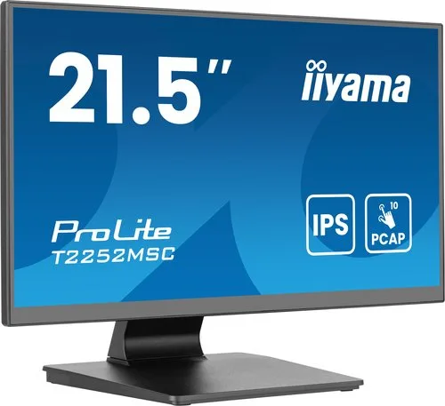 Iiyama 21.5" IPS Optical Bonded PCAP 10P Touch — vue 3