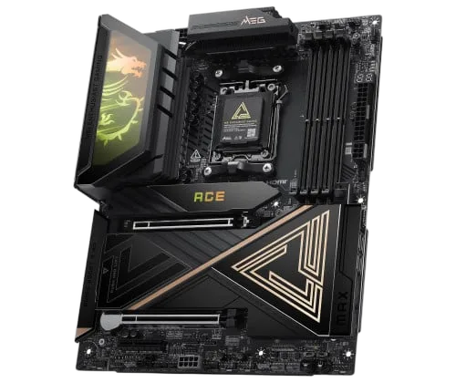 MSI MEG X870E ACE MAX — vue 3