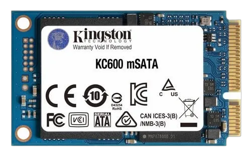 Kingston 1024GB KC600MS SATA3 MSATA SSD — vue 1