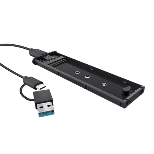 Trust USB-C 3.2 M.2 SSD - Noir — vue 3