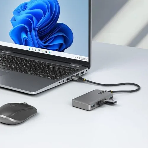 StarTech HUB USB-A 4 PORTS 5 GBPS ALI — vue 3