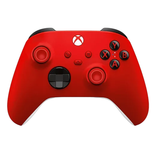 Microsoft Manette Xbox - Rouge - Sans Fil — vue 1