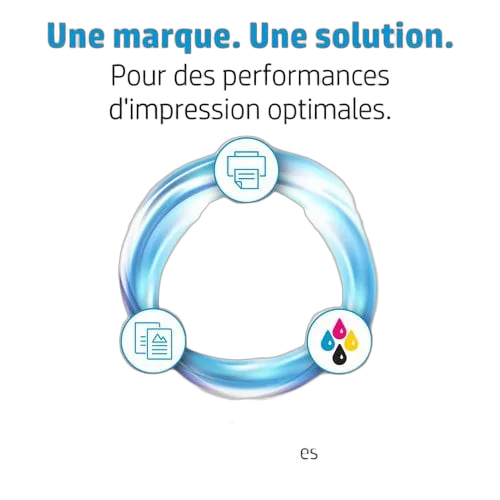 HP - Jaune - F6U18AE#301 — vue 3