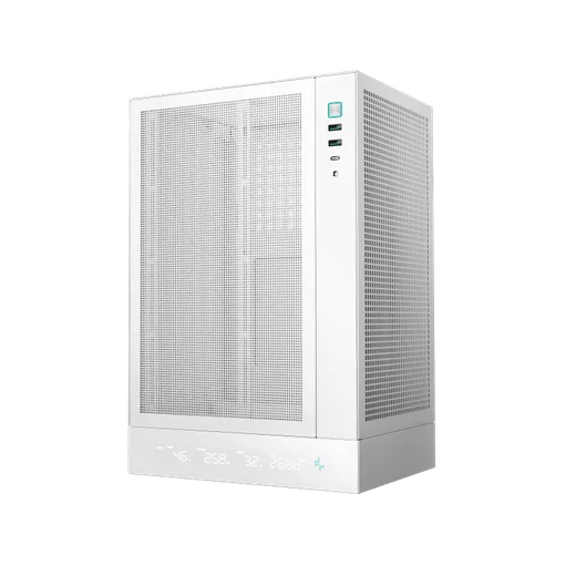 Deepcool CH170 Digital Blanc - mT/Sans Alim/Mini-ITX — vue 3
