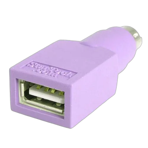 StarTech Adaptateur Clavier USB vers PS/2 - USB A Femelle - PS/2 Mâle Violet — vue 3
