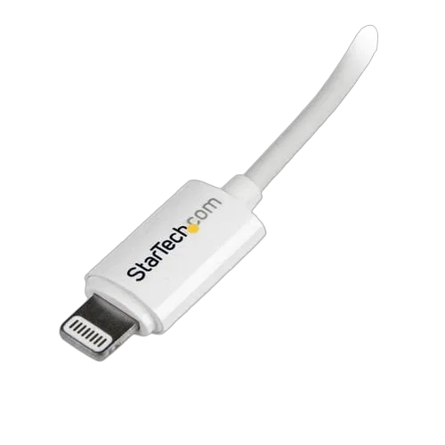 StarTech 2m White 8-pin Lightning to USB Cable — vue 4
