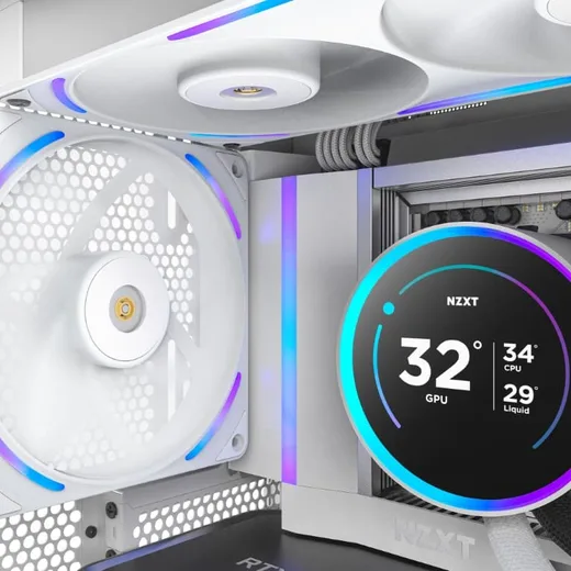 NZXT F140X RGB - 140mm - Blanc — vue 5