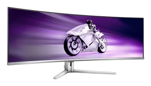 Philips EVNIA 49M2C8900L/00 - 49" QD-OLED CURVE DQHD 144Hz 0.03ms USB-C Ambiglow — vue 3