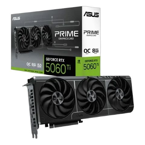 Asus PRIME GeForce RTX 5060 Ti 8GB GDDR7 OC Edition — vue 1